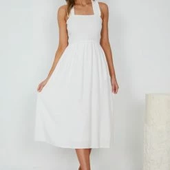 Style Box Makayla Dress - White CLOTHING