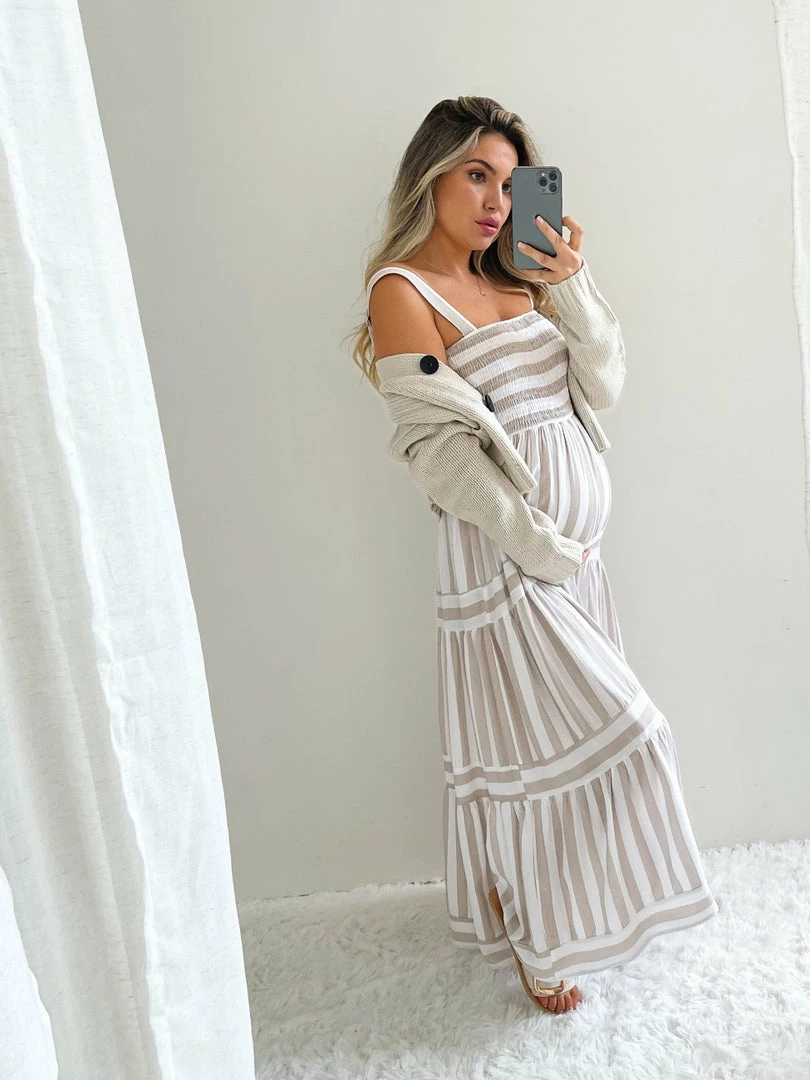 Dream House Mallory Dress - Stripe Print CLOTHING 7 Dream House Mallory Dress - Stripe Print CLOTHING