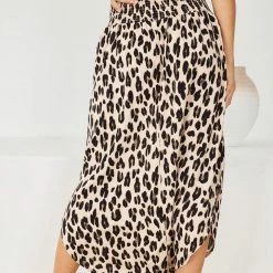 Miracle Fashion Marcelina Skirt - Leopard Print