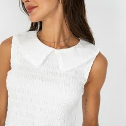 Sunny Girl Margarette Dress - White