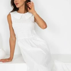 Sunny Girl Margarette Dress - White