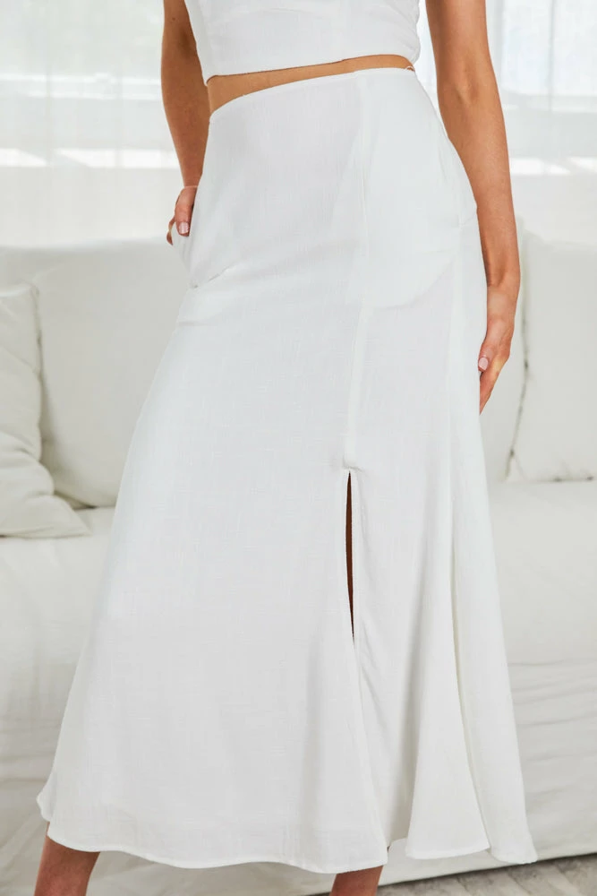 Style Box CLOTHING Maria Rosa Skirt - White 4 Style Box CLOTHING Maria Rosa Skirt - White