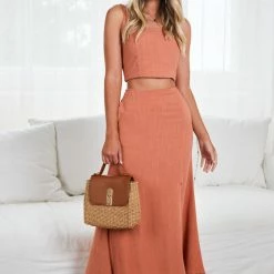 Style Box Maria Rosa Top - Rust CLOTHING 9 Style Box Maria Rosa Top - Rust CLOTHING