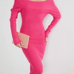 Style State CLOTHING Marianitta Knit Dress - Pink