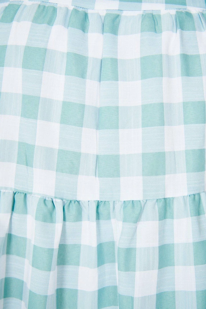 Style Box Marylyn Dress - Sage Gingham 8 Style Box Marylyn Dress - Sage Gingham