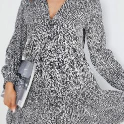 Miracle Fashion CLOTHING Maurisse Dress - Multi Print