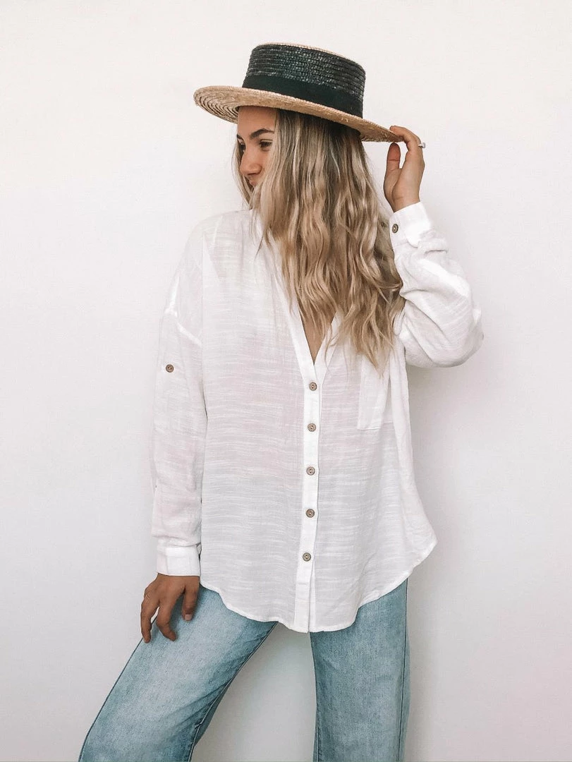 Desire Mauritia Shirt - White 5 Desire Mauritia Shirt - White