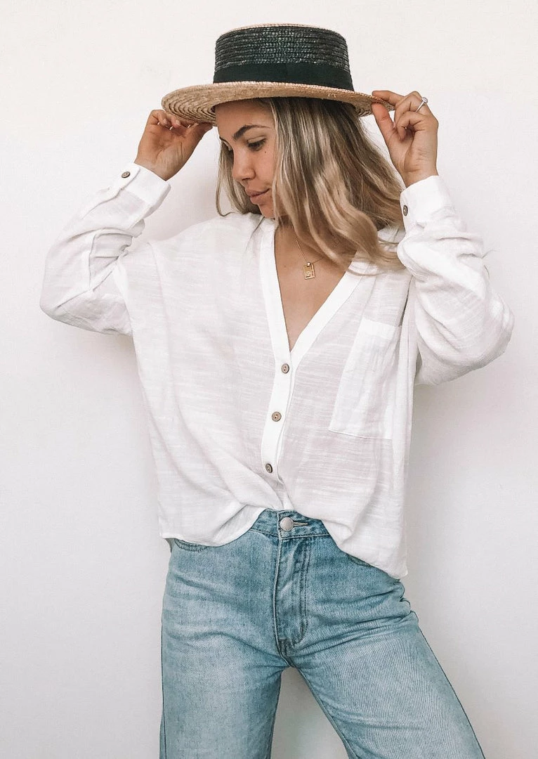 Desire Mauritia Shirt - White 3 Desire Mauritia Shirt - White
