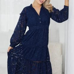 Sassy Hills Fashion Meghan Dress - Navy CLOTHING 15 Sassy Hills Fashion Meghan Dress - Navy CLOTHING