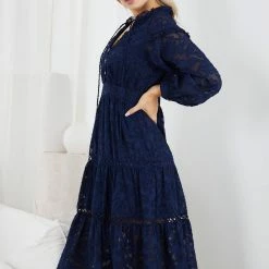 Sassy Hills Fashion Meghan Dress - Navy CLOTHING 11 Sassy Hills Fashion Meghan Dress - Navy CLOTHING