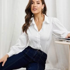 Bubblegum Clothing Melainey Blouse - White 14 Bubblegum Clothing Melainey Blouse - White