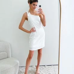 Style Box Melcha Dress - White CLOTHING
