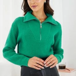 HQ Fashion Merete Knit - Green CLOTHING