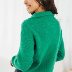 HQ Fashion Merete Knit - Green CLOTHING