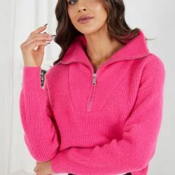 HQ Fashion Merete Knit - Hot Pink CLOTHING