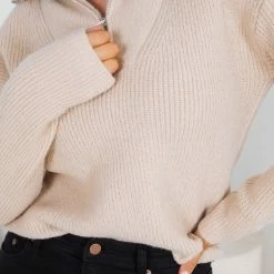 HQ Fashion Merete Knit - Mocha CLOTHING 15 HQ Fashion Merete Knit - Mocha CLOTHING