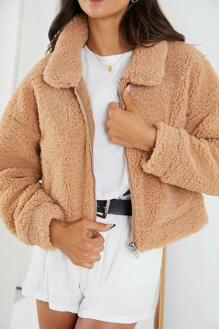 Sunny Girl Miliani Jacket - Tan 4 Sunny Girl Miliani Jacket - Tan