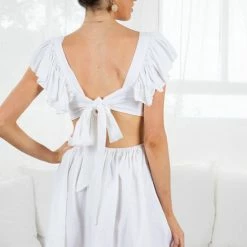 YH & Co (Chloe Yip) Millicent Dress - White CLOTHING