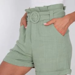 Desire CLOTHING Miriam Shorts - Sage