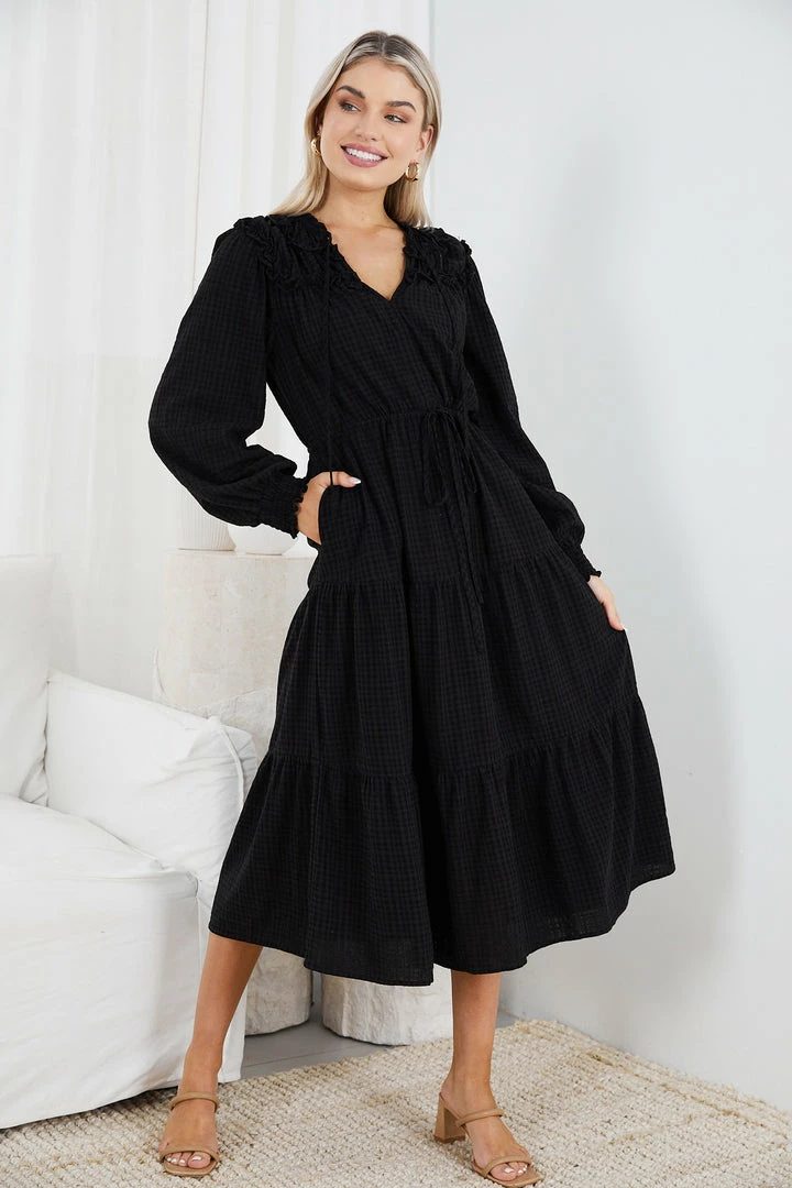 Style Box CLOTHING Molama Dress - Black 8 Style Box CLOTHING Molama Dress - Black
