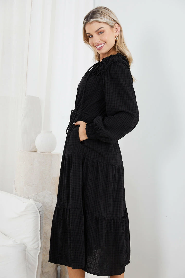 Style Box CLOTHING Molama Dress - Black 5 Style Box CLOTHING Molama Dress - Black