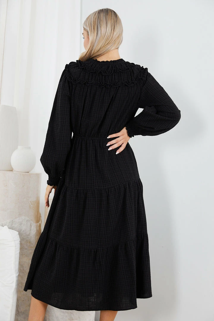 Style Box CLOTHING Molama Dress - Black 4 Style Box CLOTHING Molama Dress - Black