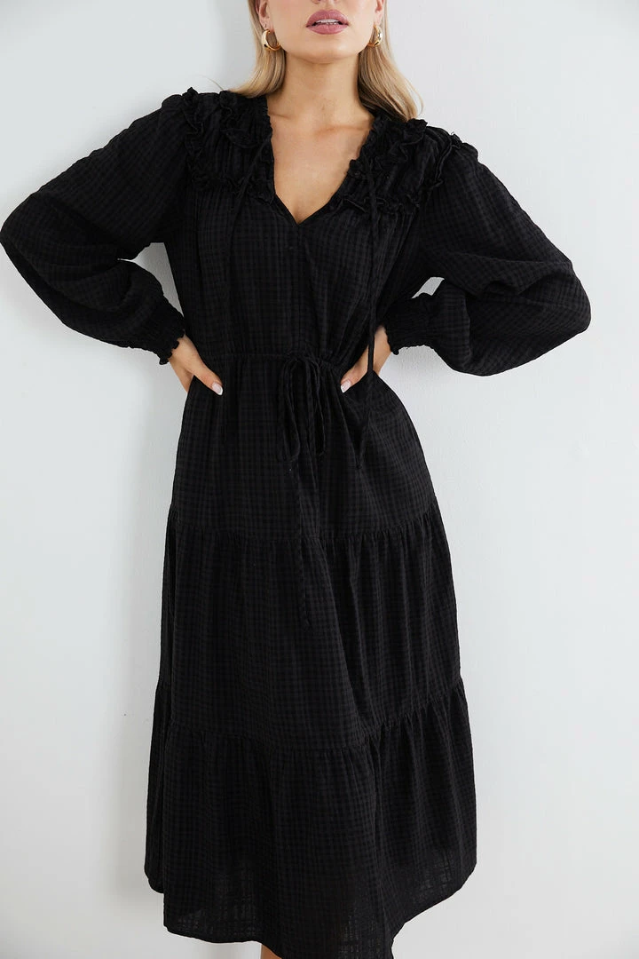 Style Box CLOTHING Molama Dress - Black 6 Style Box CLOTHING Molama Dress - Black