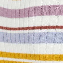 Pink Diamond Monteza Knit Top - Multi Stripe CLOTHING