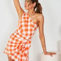 Reverse Mulanay Dress - Orange Print 10 Reverse Mulanay Dress - Orange Print