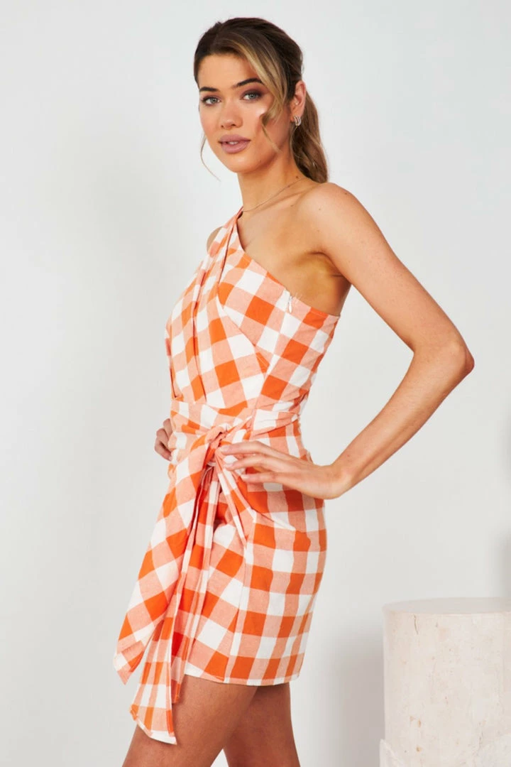 Reverse Mulanay Dress - Orange Print 5 Reverse Mulanay Dress - Orange Print