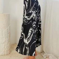 Spicy Sugar CLOTHING Naarah Skirt - Black Print