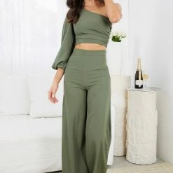 Sweetacacia CLOTHING Nathaniela Pants - Khaki 13 Sweetacacia CLOTHING Nathaniela Pants - Khaki