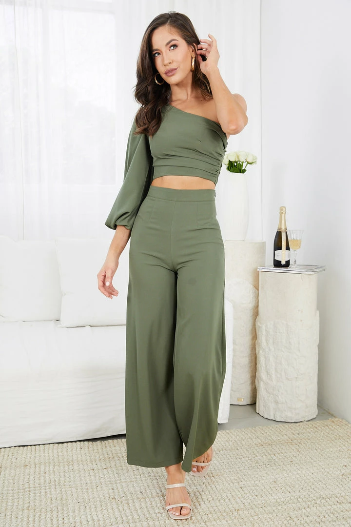 Sweetacacia CLOTHING Nathaniela Pants - Khaki 7 Sweetacacia CLOTHING Nathaniela Pants - Khaki