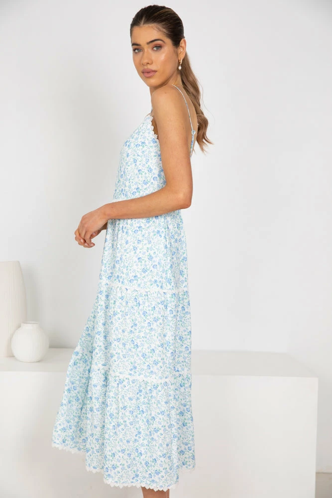 Style Box Nichole Dress - White Floral 6 Style Box Nichole Dress - White Floral