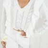 Miracle Fashion Nieva Jumper - White CLOTHING 1 Miracle Fashion Nieva Jumper - White CLOTHING
