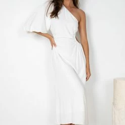 Style Box Nirvana Dress - White CLOTHING