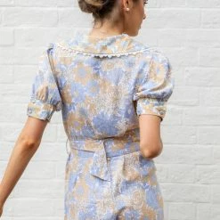 Paper Heart Nona Playsuit - Beige Floral 11 Paper Heart Nona Playsuit - Beige Floral