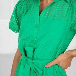 Sunny Girl CLOTHING Notepad Dress - Green 14 Sunny Girl CLOTHING Notepad Dress - Green