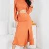 Desire CLOTHING Nyappene Dress - Rust 1 Desire CLOTHING Nyappene Dress - Rust