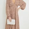 WeLove Fashion Nylia Dress - Mocha Print CLOTHING 2 WeLove Fashion Nylia Dress - Mocha Print CLOTHING