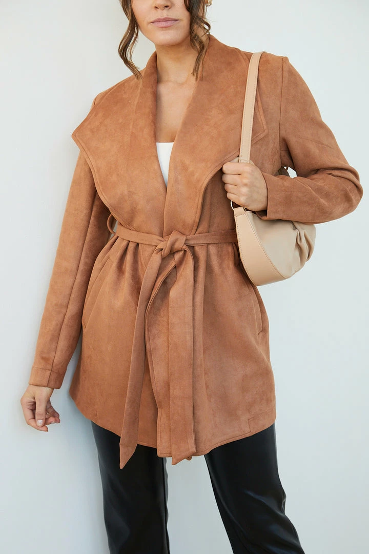 Miracle Fashion CLOTHING Odelia Coat - Camel 7 Miracle Fashion CLOTHING Odelia Coat - Camel