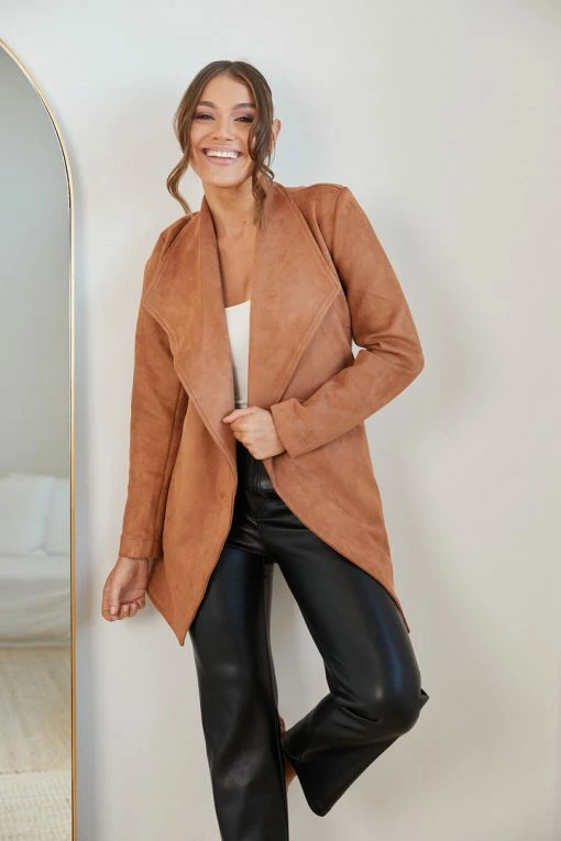 Miracle Fashion CLOTHING Odelia Coat - Camel