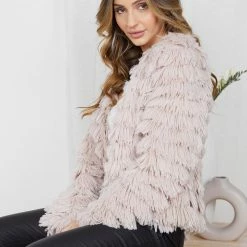 Pink Diamond Ophelle Jacket - Beige