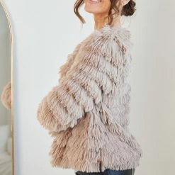 Pink Diamond Ophelle Jacket - Mocha 11 Pink Diamond Ophelle Jacket - Mocha