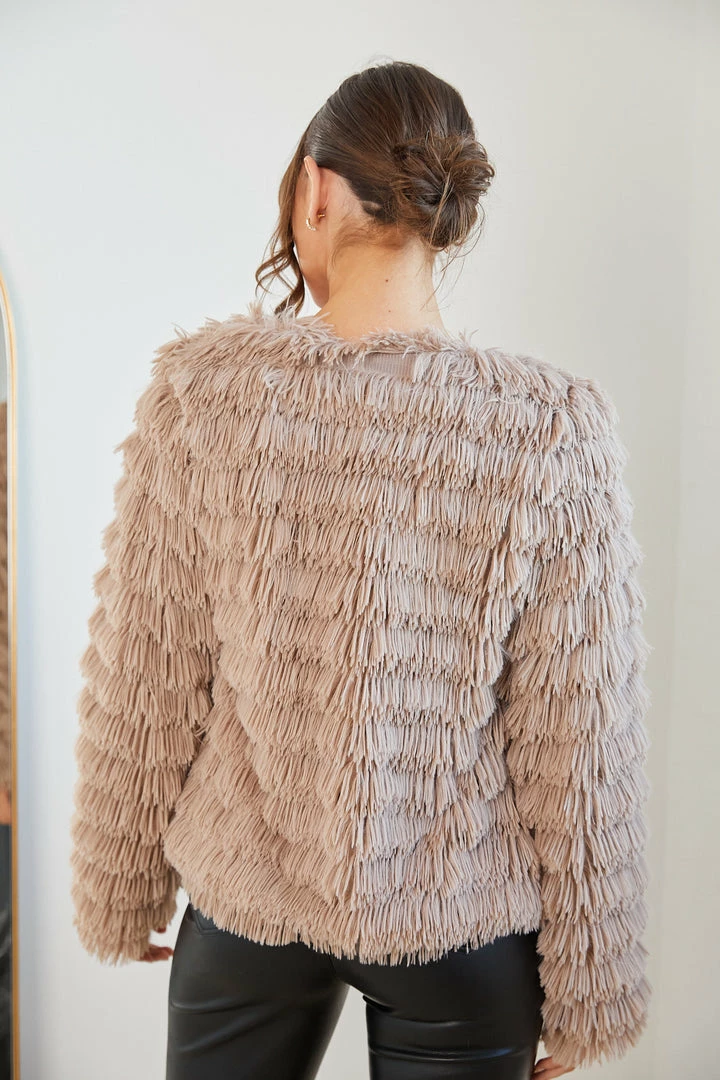 Pink Diamond Ophelle Jacket - Mocha 4 Pink Diamond Ophelle Jacket - Mocha