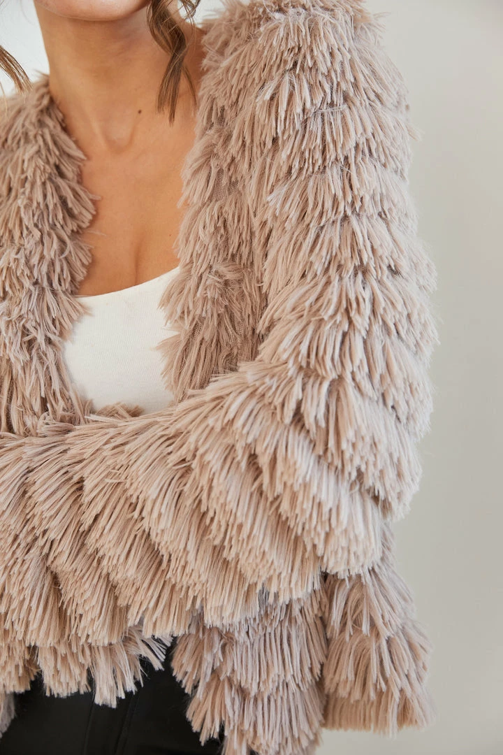 Pink Diamond Ophelle Jacket - Mocha 9 Pink Diamond Ophelle Jacket - Mocha