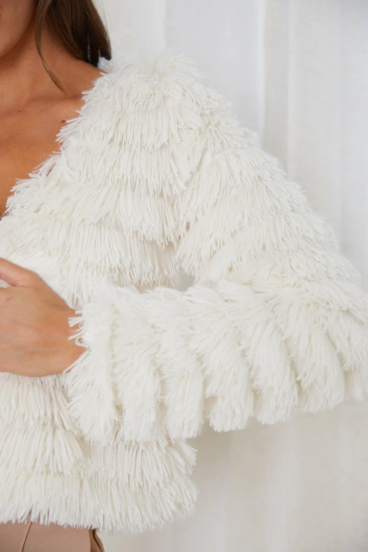 Pink Diamond Ophelle Jacket - White 9 Pink Diamond Ophelle Jacket - White