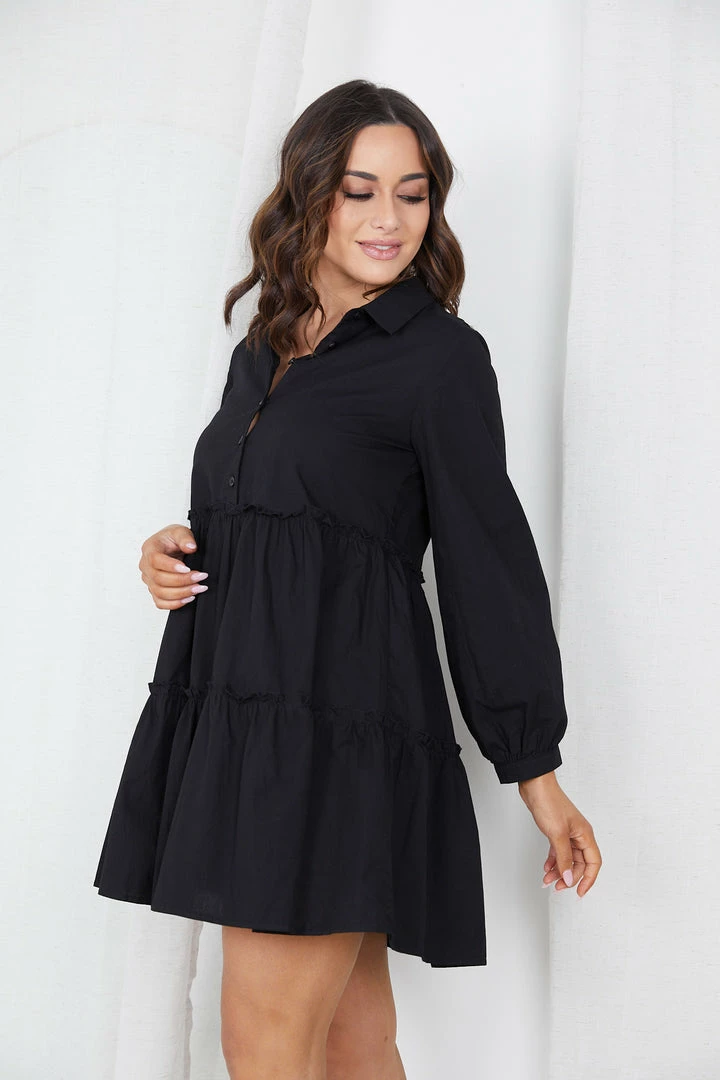 Miracle Fashion Orellaney Dress - Black 5 Miracle Fashion Orellaney Dress - Black