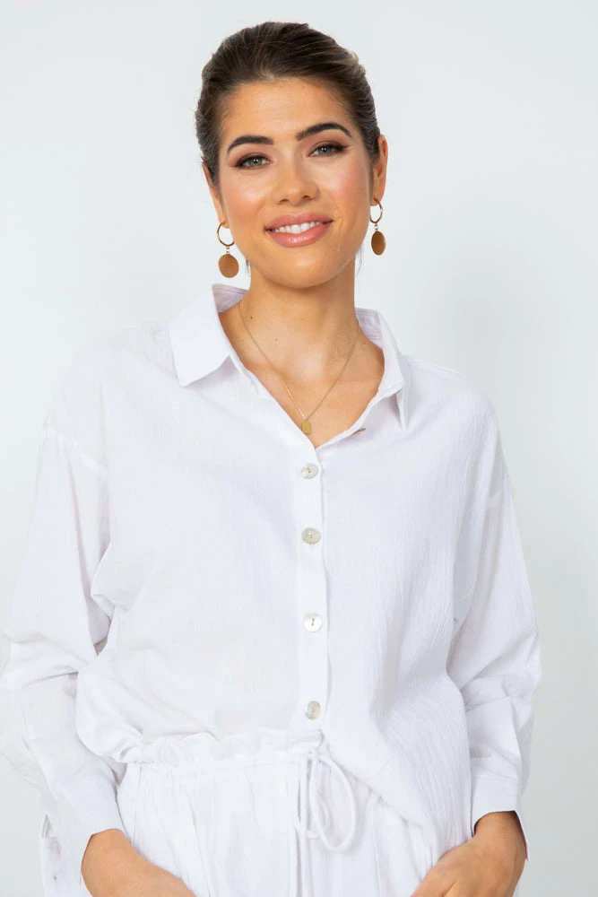 Sassy Hills Fashion Masa Top - White 3 Sassy Hills Fashion Masa Top - White