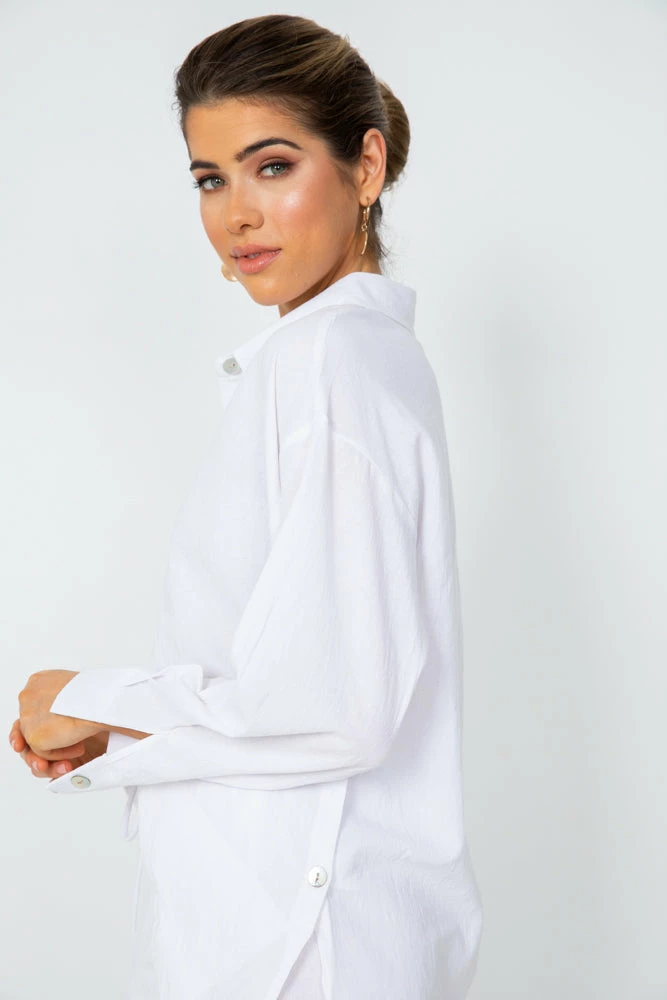 Sassy Hills Fashion Masa Top - White 5 Sassy Hills Fashion Masa Top - White